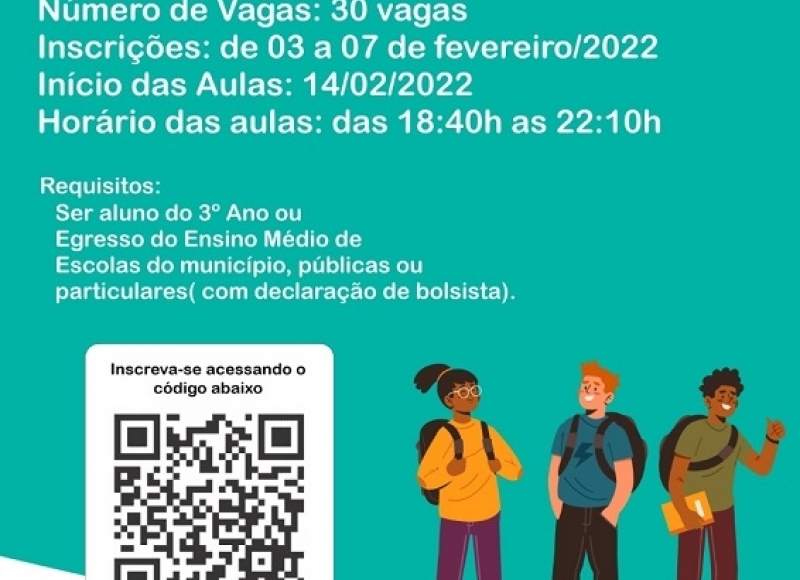 Escola de Química abre inscrições para curso pré vestibular gratuito em Santa Rosa