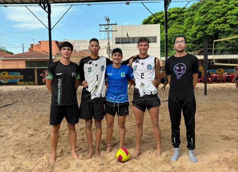 Santa Rosa de Viterbo brilha nos 39º Jogos Abertos da Juventude com título no Vôlei de Praia