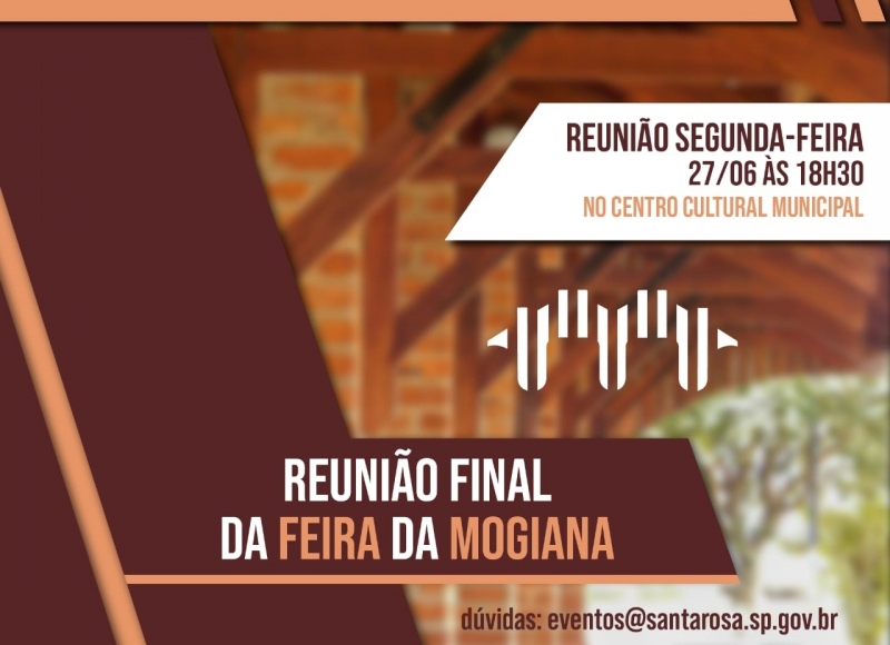 Reunião final da Feira Mogiana acontecerá hoje (27)