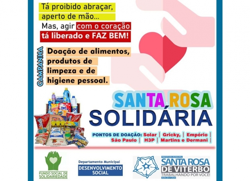 Santa Rosa Solidária #AGINDOCOMCORAÇÃO