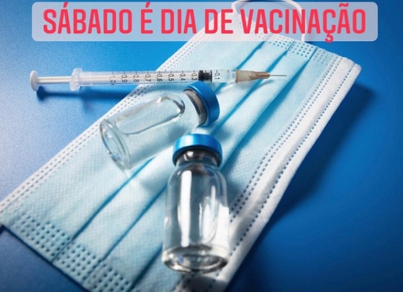 Sábado será dia de vacinação contra covid-19